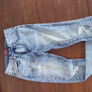 Guess distressed washed out jeans 28x32